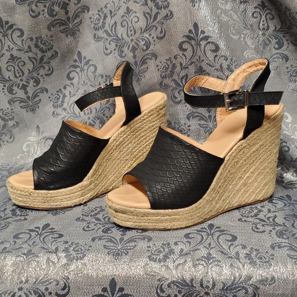 Miss Lola Shoes Wedge High Heels Poshmark